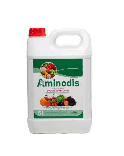 Aminodis : Concentre liquides d'acides animés libres d'origine végétale de grande pureté.