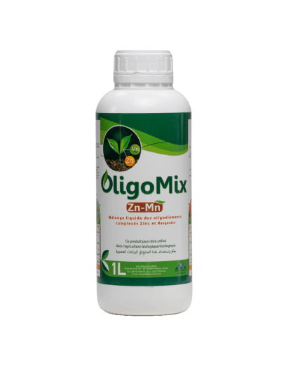 OligoMix Zn-Mn : Mélange liquide d’oligoéléments complexés Zinc et Manganèse